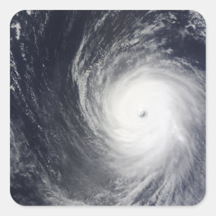 極度の台風Melorは太平洋のOceに浮かびます スクエアシール