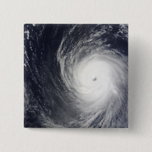 極度の台風Melorは太平洋のOceに浮かびます 缶バッジ