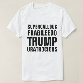 極度の堅く壊れやすい自我の切札凶悪です Tシャツ
