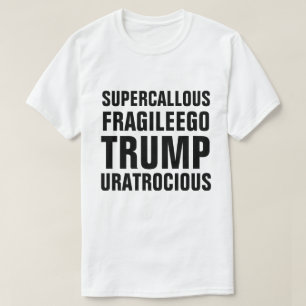 極度の堅く壊れやすい自我の切札凶悪です Tシャツ