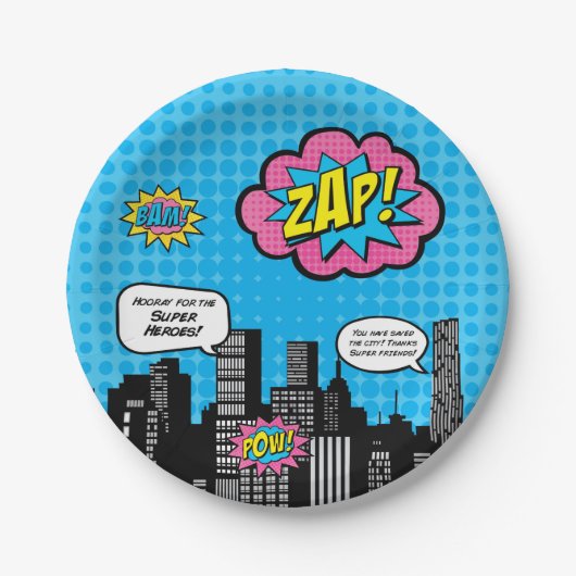 極度の女の子のプレート ペーパープレート (正面)