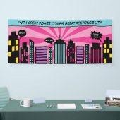 極度の女の子 横断幕 (トレードショー)