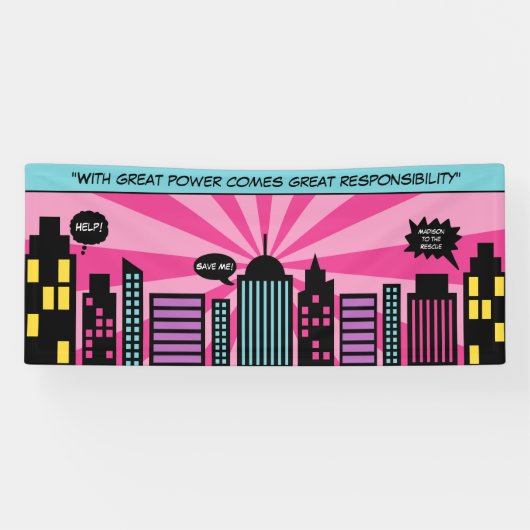 極度の女の子 横断幕 (横)