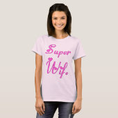 極度の妻の女性ワイシャツ Tシャツ (正面フル)