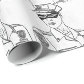 極度の婦人警官 ラッピングペーパー (ロールコーナー)