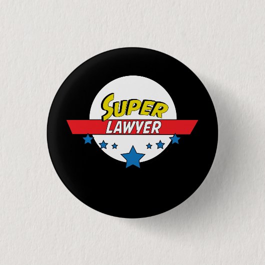 極度の弁護士、#lawyer 缶バッジ (正面)