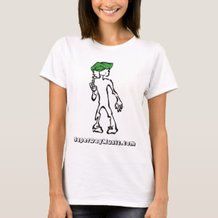 極度の日の女性Tシャツの白 Tシャツ
