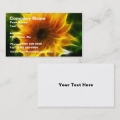 極度の明るいヒマワリ 名刺 (正面/裏面)