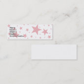 極度の星のプロフィールカード スキニー名刺 (正面/裏面)