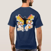 極度の星のボーリングをするワイシャツ Tシャツ (裏面)