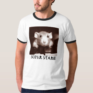 極度の星!!! ラットの規則のラット Tシャツ