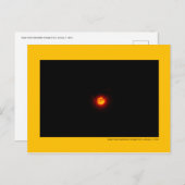 極度の月のバスケットボールのオレンジ316-2 ポストカード (正面/裏面)