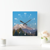 極度の月2014年 スクエア壁時計 (ホーム)