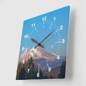 極度の月2014年 スクエア壁時計 (傾斜)