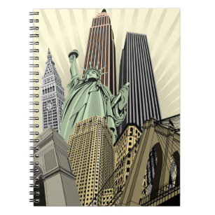 極度の様式化された都市景観NYC ノートブック
