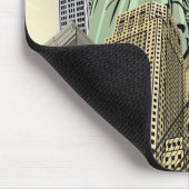 極度の様式化された都市景観NYC マウスパッド (コーナー)