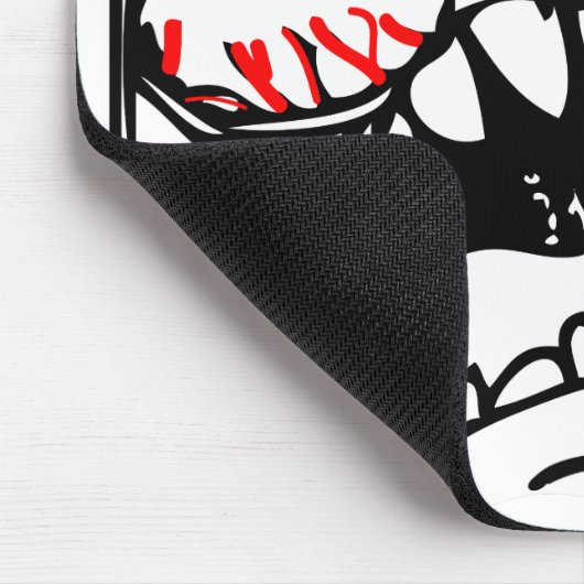 極度の激怒の顔のミームのrofl マウスパッド (コーナー)