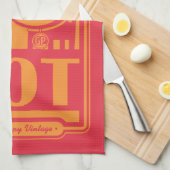 極度の熱い キッチンタオル (四つ折り)