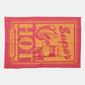 極度の熱い キッチンタオル (横)