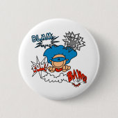 極度の男の子のBlamの強打の捕虜 缶バッジ (正面)