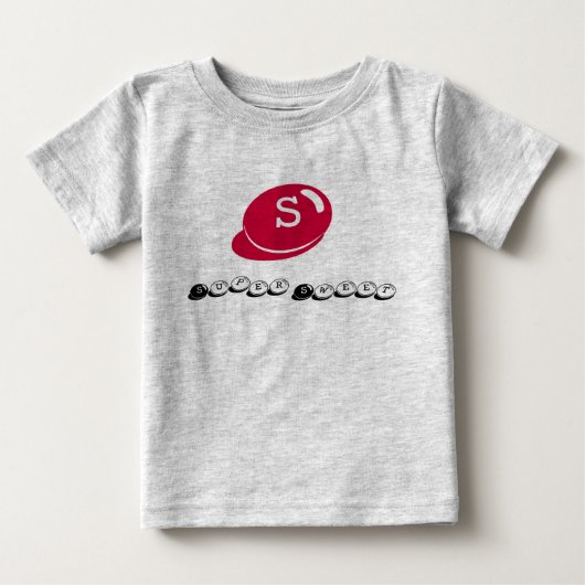 極度の菓子 ベビーTシャツ (正面)