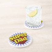 極度の赤くか黄色パパ、スーパーヒーローまたは青 コースター (側面)