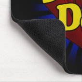 極度の赤くか黄色パパ、スーパーヒーローまたは青 マウスパッド (コーナー)