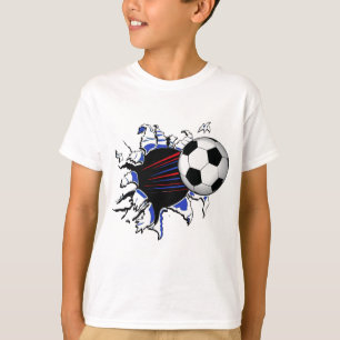 極度の蹴りのサッカー Tシャツ