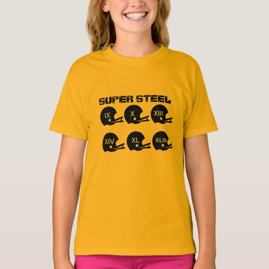 極度の鋼鉄フットボールのTシャツ Tシャツ (正面)