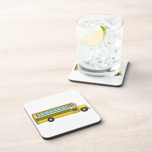 極度の黄色いスクールバス コースター (右側)