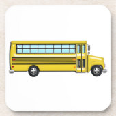 極度の黄色いスクールバス コースター (正面)