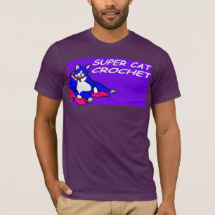 極度のCATのかぎ針編み Tシャツ