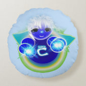 極度のCelu、子供へ治療および健康人形 ラウンドクッション (正面)