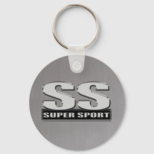 極度のduperのスポーツのSSによってブラシをかけられる鋼鉄 キーホルダー