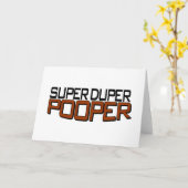 極度のDuper Pooper カード (黄色い花)