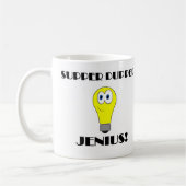 極度のGeniousか。 コーヒーマグカップ (左)