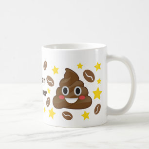 極度のPooperのコーヒー豆のEmojiのウンチのマグ コーヒーマグカップ