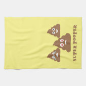 極度のPooper Emoji キッチンタオル (横)