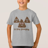 極度のPooper Emoji Tシャツ (正面)