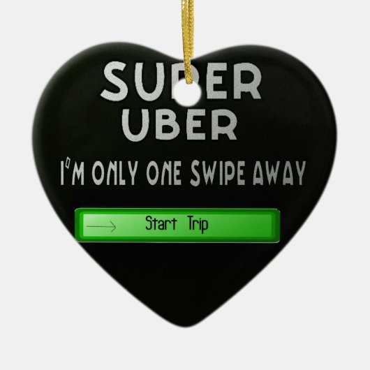 極度のuber セラミックオーナメント (正面)