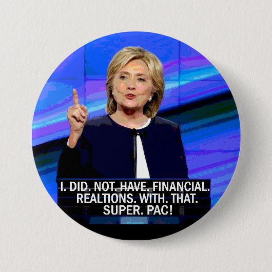 極度Pac大統領 缶バッジ (正面)