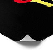 極彩色はっきりしたカラフルポスター ポスター (角)