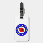 極心空手 ラゲッジタグ (正面縦)