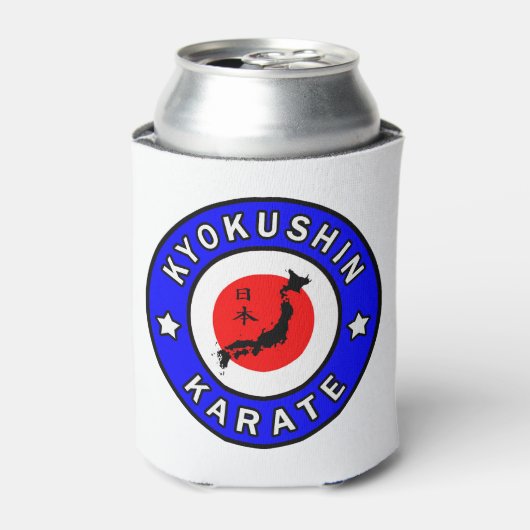 極心空手 缶クーラー (缶正面)
