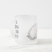 極性キツネ フロストグラスマグカップ (正面左)