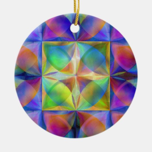 極性デザインII セラミックオーナメント (正面)