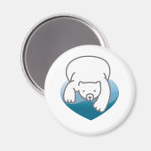 極性ハート マグネット (正面/裏面)