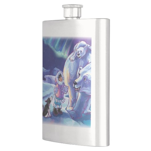 極性パール フラスク (左)