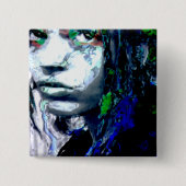 極性： kerica 缶バッジ (正面)