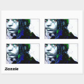 極性： kerica 長方形シール (シート)